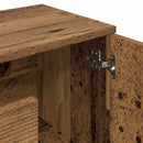 skænk 90x29,5x65 cm konstrueret træ antikt trælook