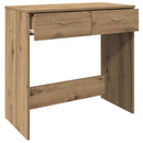 skrivebord 80x40x75 cm konstrueret træ kunsteg
