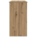 skrivebord 80x40x75 cm konstrueret træ kunsteg