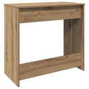 skrivebord 80x40x75 cm konstrueret træ kunsteg