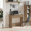 skrivebord 80x40x75 cm konstrueret træ kunsteg