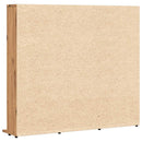 reol 100x23x89,5 cm konstrueret træ kunsteg