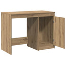 skrivebord 100x50x76 cm konstrueret træ kunsteg