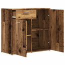 skænk 80x36x75 cm konstrueret træ antikt træ