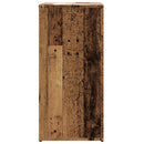 skænk 80x36x75 cm konstrueret træ antikt træ