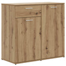 skænk 80x36x75 cm konstrueret træ artisan eg