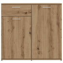 skænk 80x36x75 cm konstrueret træ artisan eg