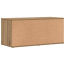 tv-bord 80x34x35,5 cm konstrueret træ kunsteg