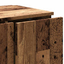 tv-skab 80x34x30 cm konstrueret træ antikt træ