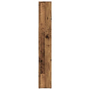 bogreol 67x24x161 cm konstrueret træ antikt træ