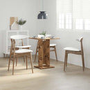 bistrobord 60x60x75 cm konstrueret træ antikt træ