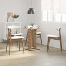 bistrobord 60x60x75 cm konstrueret træ kunsteg