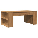 sofabord 102x55x42 cm konstrueret træ kunsteg