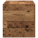 vægskab 80x39x40 cm konstrueret træ antikt træ