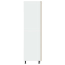 køleskabsskab "Lyon" håndlavet eg 60x57x207 cm konstrueret træ