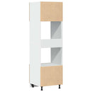 mikrobølgeovnsskab "Lyon" gammelt træ 60x57x207 cm konstrueret træ