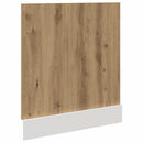 opvaskemaskinepanel "Lyon" håndlavet eg 60x1,5x67 cm konstrueret træ
