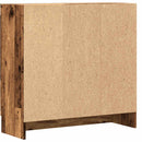 bogskab 82,5x30,5x80 cm konstrueret træ antikt træ