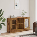 skænk 120x30,5x70 cm konstrueret træ antikt træ