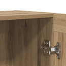 skænk 120x30,5x70 cm konstrueret træ kunsteg