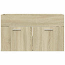 skab til håndvask 80x38,5x46 cm konstrueret træ sonoma-eg
