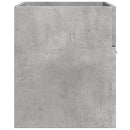 skab til håndvask 80x38,5x46 cm konstrueret træ betongrå