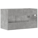 underskab til håndvask 90x38,5x46 cm konstrueret træ betongrå