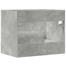 vaskeskab 60x38,5x48 cm konstrueret træ betongrå