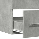 vaskeskab 60x38,5x48 cm konstrueret træ betongrå