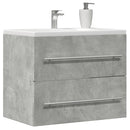 vaskeskab 60x38,5x48 cm konstrueret træ betongrå