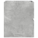 badeværelsesskab 60x38,5x45 cm konstrueret træ betongrå