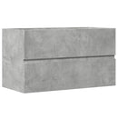 vaskeskab 90x38,5x45 cm konstrueret træ betongrå