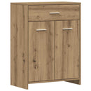 badeværelsesskab 60x33x80 cm konstrueret træ kunsteg