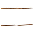 væghylder 4 stk. 40x10x1,5 cm konstrueret træ gammelt træ-look