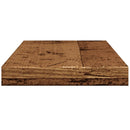 væghylder 4 stk. 40x10x1,5 cm konstrueret træ gammelt træ-look