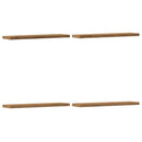 væghylder 4 stk. 40x10x1,5 cm konstrueret træ kunsteg