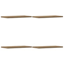 væghylder 4 stk. 40x20x1,5 cm konstrueret træ kunsteg