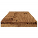 hyldeplader 4 stk. 60x10x1,5 cm konstrueret træ antikt træ