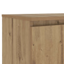 tv-bord med LED-lys 140x40x36 cm konstrueret træ kunsteg