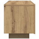 tv-bord 100x35x40 cm konstrueret træ kunsteg