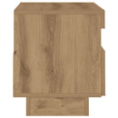 tv-bord med LED-lys 80x35x40 cm konstrueret træ kunsteg