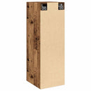 tv-bord 30,5x30x90 cm konstrueret træ antikt træ