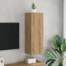 tv-bord 30,5x30x90 cm konstrueret træ kunsteg