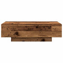 sofabord 100x49,5x31 cm konstrueret træ antikt træ