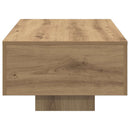 sofabord 100x49,5x31 cm konstrueret træ kunsteg