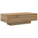 sofabord 100x49,5x31 cm konstrueret træ kunsteg