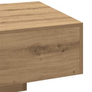 sofabord 100x49,5x31 cm konstrueret træ kunsteg