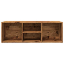 skobænk 105x35x35 cm konstrueret træ antikt trælook