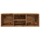 skobænk 102x35x35 cm konstrueret træ antikt trælook