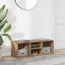 skobænk 105x35x35 cm konstrueret træ kunsteg